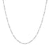 Silver Paper Clip Chain Necklace